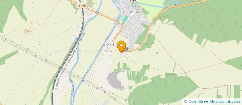 localisation de l'entreprise MONSIEUR PHILIPPE LEGER  TANLAY