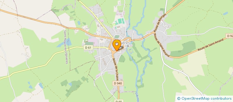 localisation de l'entreprise MONSIEUR PHILIPPE LEGER  LIGNIERES