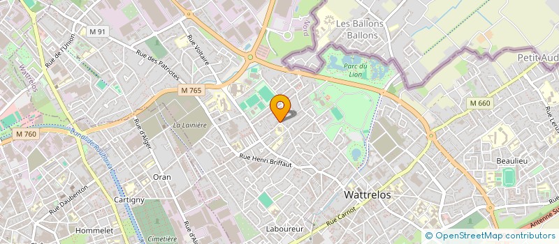 localisation de l'entreprise MONSIEUR PHILIPPE LEGNAME à WATTRELOS