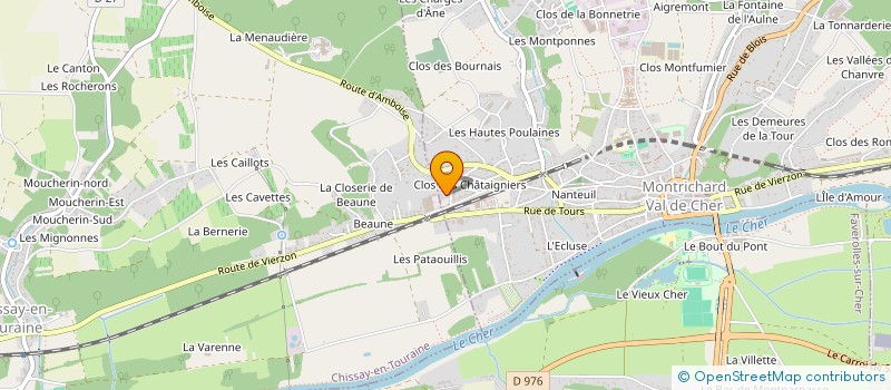 localisation de l'entreprise MONSIEUR PHILIPPE LEGOUT  MONTRICHARD-VAL-DE-CHER