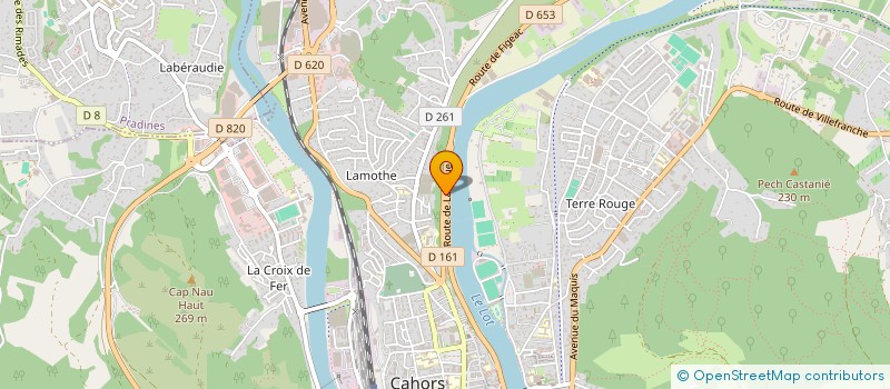 localisation de l'entreprise MONSIEUR PHILIPPE LEGRAIN  CAHORS