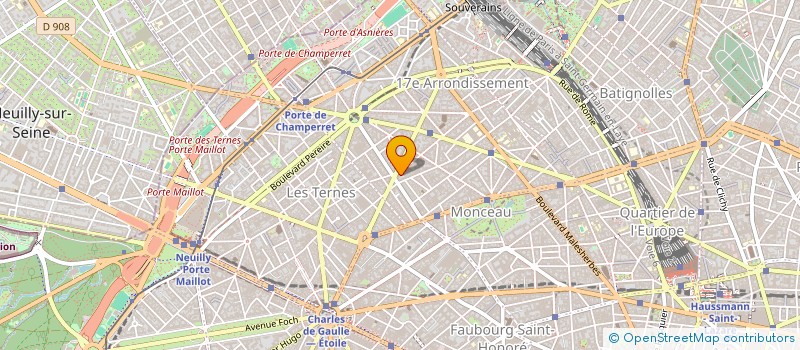 localisation de l'entreprise MONSIEUR PHILIPPE LEGRAND à CLICHY