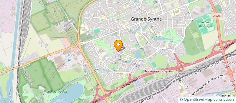 localisation de l'entreprise MONSIEUR PHILIPPE LEGRAND à GRANDE-SYNTHE