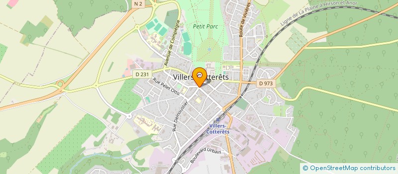 localisation de l'entreprise MONSIEUR PHILIPPE LEGUILLIER à VILLERS-COTTERETS