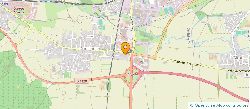 localisation de l'entreprise MONSIEUR PHILIPPE LEHMANN  DORLISHEIM