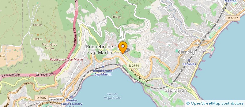 localisation de l'entreprise MONSIEUR PHILIPPE LEHMANN  ROQUEBRUNE-CAP-MARTIN