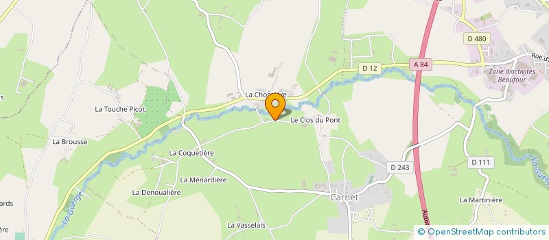localisation de l'entreprise MONSIEUR PHILIPPE LEHUREY à SAINT-JAMES
