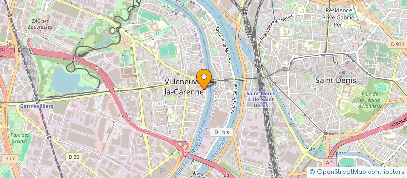 localisation de l'entreprise MONSIEUR PHILIPPE LEIBOVICI à VILLENEUVE-LA-GARENNE