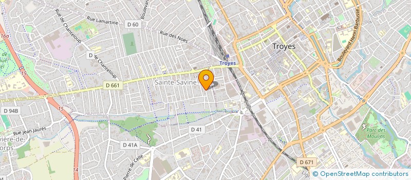 localisation de l'entreprise MONSIEUR PHILIPPE LEITZ  SAINTE-SAVINE