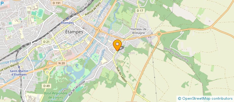 localisation de l'entreprise MONSIEUR PHILIPPE LEJEUNE à ETAMPES