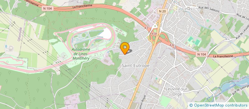 localisation de l'entreprise MONSIEUR PHILIPPE LEJEUNE à LINAS