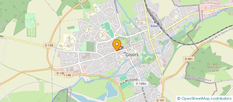 localisation de l'entreprise MONSIEUR PHILIPPE LELIEVRE  GISORS