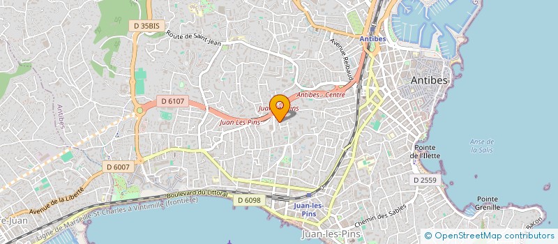 localisation de l'entreprise MONSIEUR PHILIPPE LELIEVRE à ANTIBES