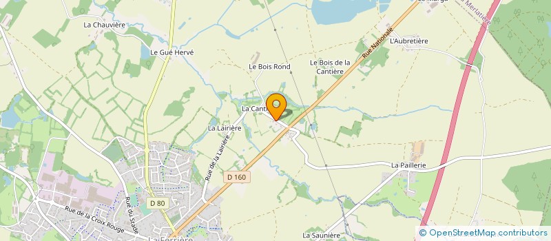 localisation de l'entreprise MONSIEUR PHILIPPE LEMAIRE à LA FERRIERE