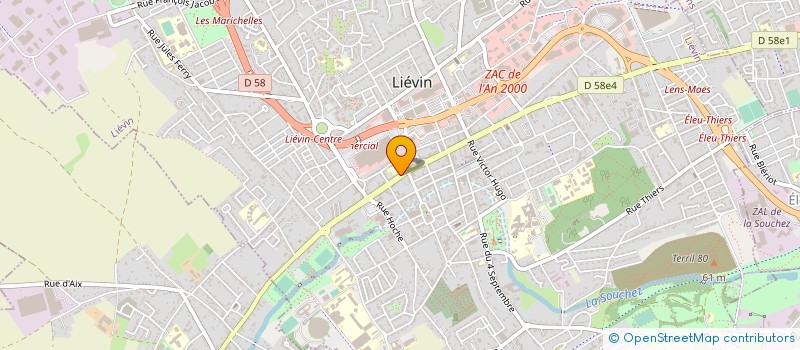 localisation de l'entreprise MONSIEUR PHILIPPE LEMAIRE  LIEVIN