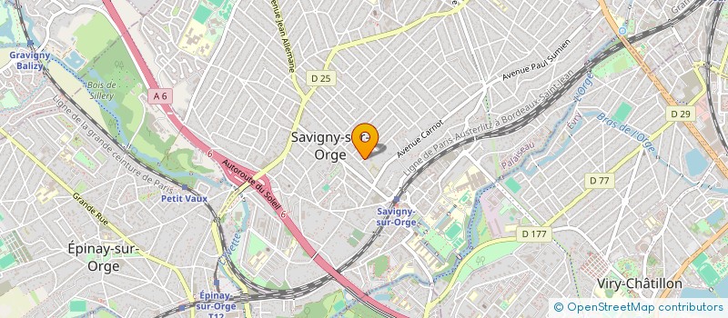 localisation de l'entreprise MONSIEUR PHILIPPE LEMAIRE à SAVIGNY-SUR-ORGE