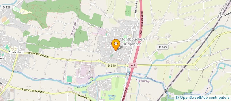localisation de l'entreprise MONSIEUR PHILIPPE LEMAITRE  MONTBOUCHER-SUR-JABRON