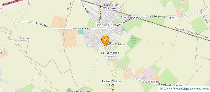 localisation de l'entreprise MONSIEUR PHILIPPE LEMARIE  BOSC-LE-HARD