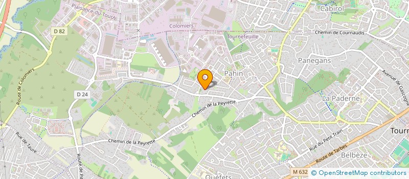 localisation de l'entreprise MONSIEUR PHILIPPE LEMEU à TOURNEFEUILLE