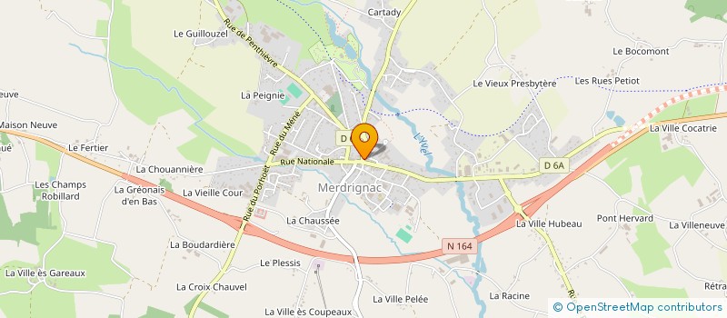 localisation de l'entreprise MONSIEUR PHILIPPE LEMOINE à MERDRIGNAC