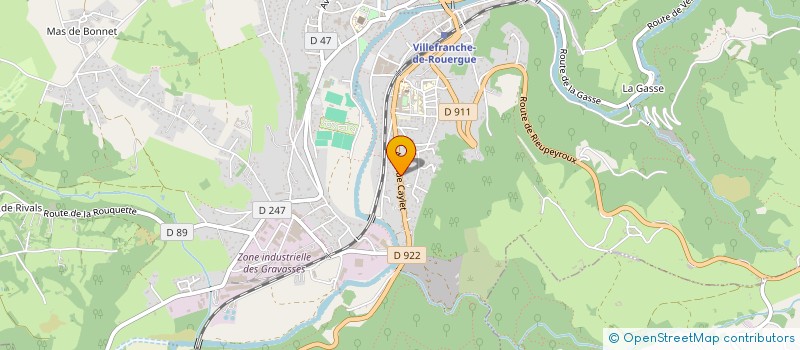 localisation de l'entreprise MONSIEUR PHILIPPE LEMOINE  VILLEFRANCHE-DE-ROUERGUE