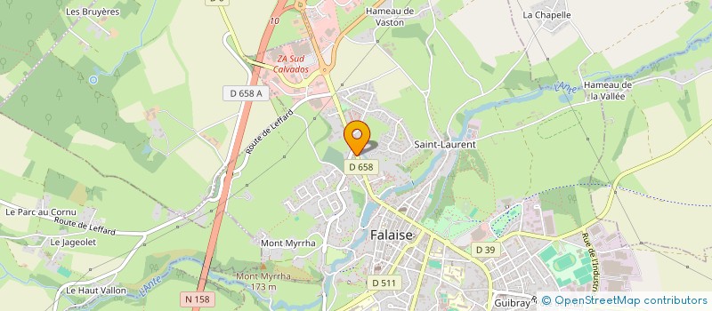 localisation de l'entreprise MONSIEUR PHILIPPE LEMOINE  SAINT-PIERRE-CANIVET