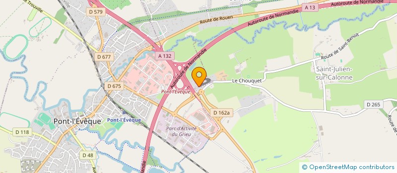 localisation de l'entreprise MONSIEUR PHILIPPE LEMONNIER  PONT L'EVEQUE