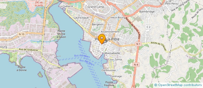 localisation de l'entreprise MONSIEUR PHILIPPE LEMOYNE à POINTE A PITRE