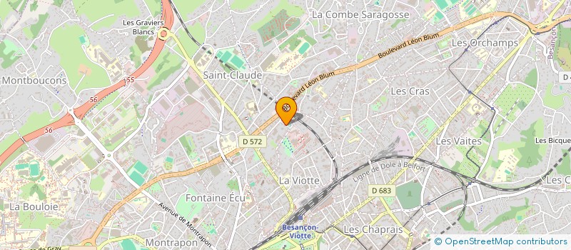 localisation de l'entreprise MONSIEUR PHILIPPE LEMPEREUR à BESANCON