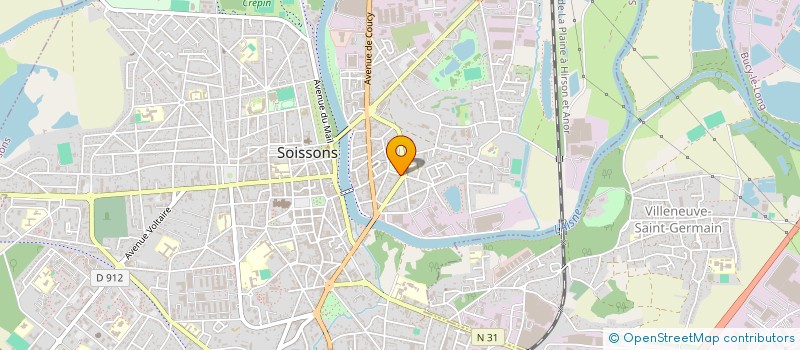 localisation de l'entreprise MONSIEUR PHILIPPE LENOIR à SOISSONS