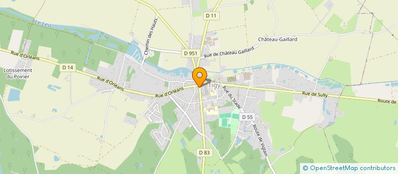 localisation de l'entreprise MONSIEUR PHILIPPE LENOUARD  NEUVY-EN-SULLIAS