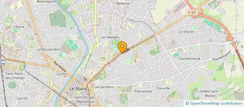 localisation de l'entreprise MONSIEUR PHILIPPE LEON  LE MANS