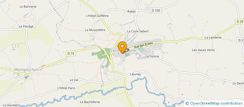 localisation de l'entreprise MONSIEUR PHILIPPE LEONARD  CERISY-LA-SALLE