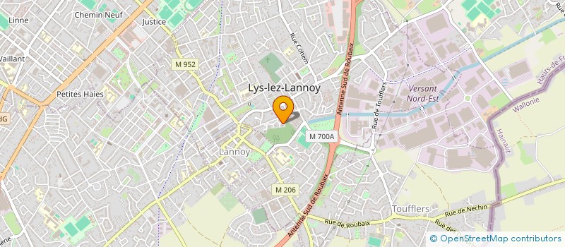 localisation de l'entreprise MONSIEUR PHILIPPE LEPERCQ  LYS-LEZ-LANNOY