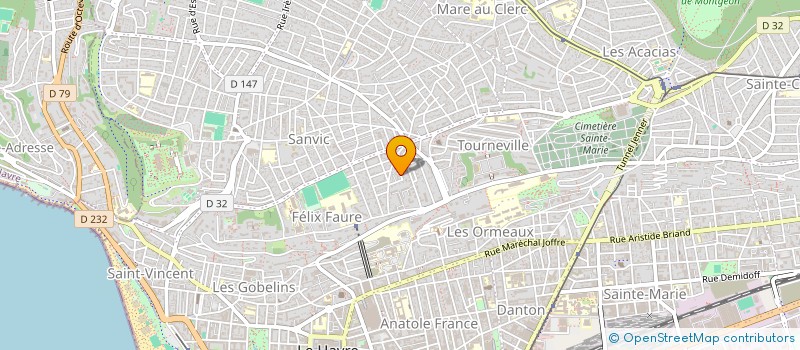 localisation de l'entreprise MONSIEUR PHILIPPE LEPLAT à LE HAVRE