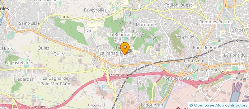 localisation de l'entreprise MONSIEUR PHILIPPE LEPRETRE  TOULON