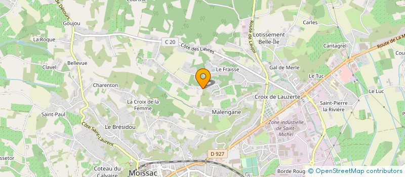 localisation de l'entreprise MONSIEUR PHILIPPE LEPRETRE à MOISSAC
