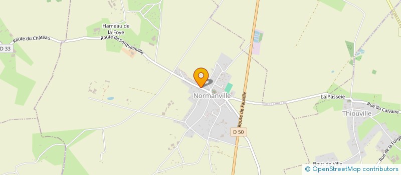 localisation de l'entreprise MONSIEUR PHILIPPE LEROUX  NORMANVILLE