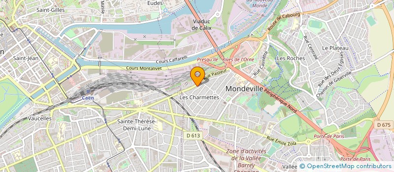 localisation de l'entreprise MONSIEUR PHILIPPE LEROUX à MONDEVILLE