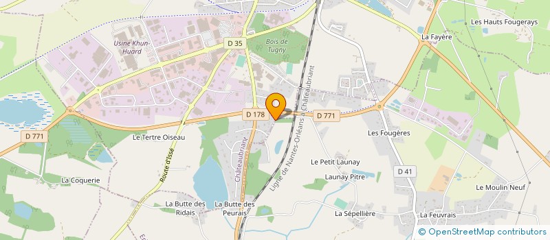 localisation de l'entreprise MONSIEUR PHILIPPE LEROUX à CHATEAUBRIANT