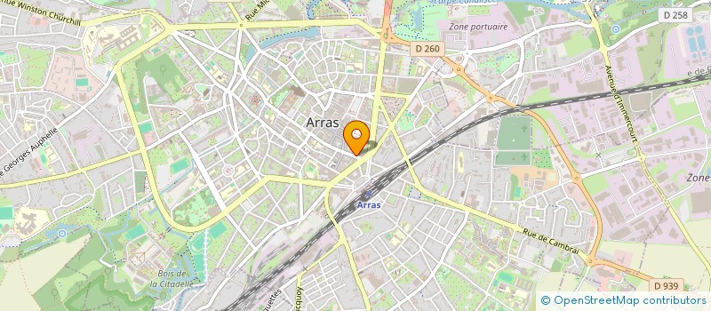 localisation de l'entreprise MONSIEUR PHILIPPE LEROY à ARRAS