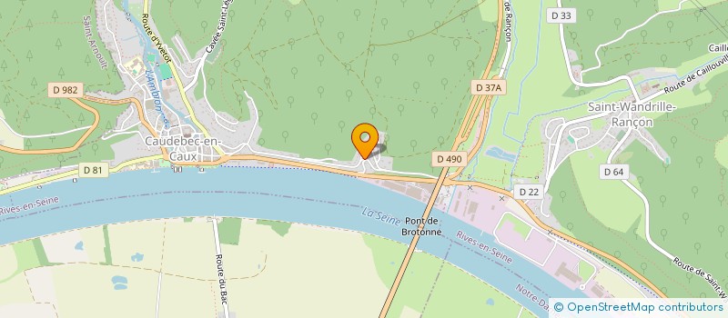 localisation de l'entreprise MONSIEUR PHILIPPE LEROY  RIVES-EN-SEINE