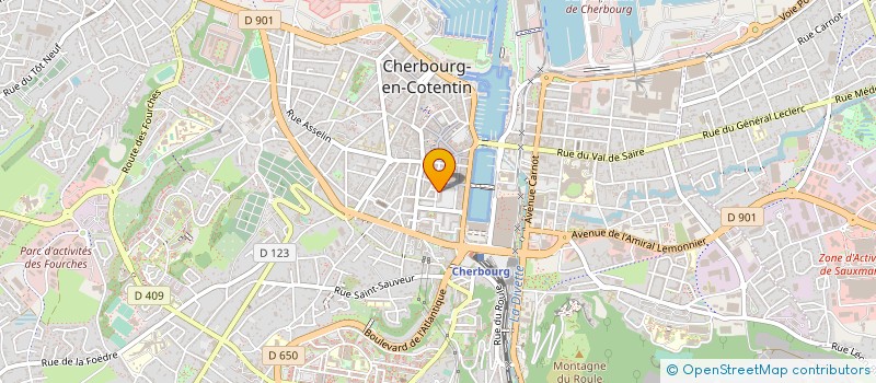 localisation de l'entreprise MONSIEUR PHILIPPE LERUEZ  CHERBOURG-EN-COTENTIN