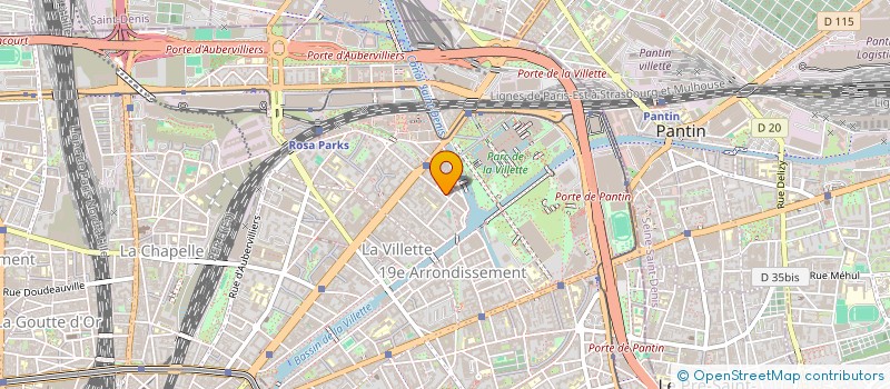 localisation de l'entreprise MONSIEUR PHILIPPE LESAGE  PARIS