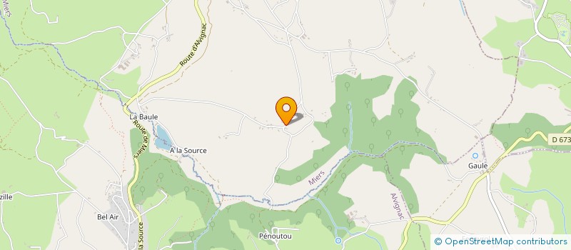 localisation de l'entreprise MONSIEUR PHILIPPE LESCALE  PADIRAC