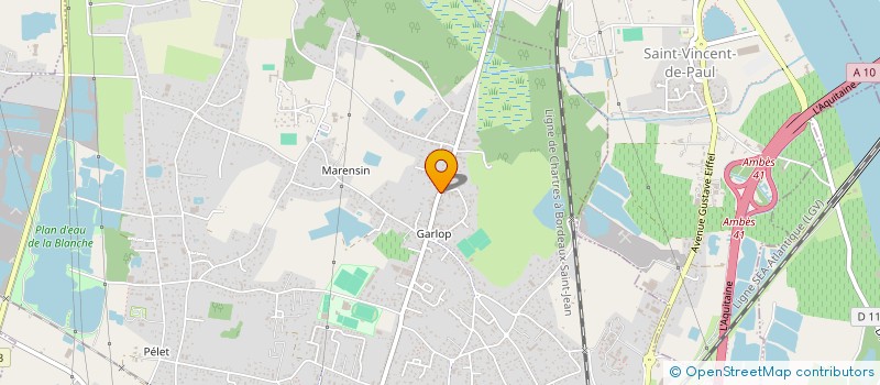 localisation de l'entreprise MONSIEUR PHILIPPE LESCURE  AMBARES-ET-LAGRAVE