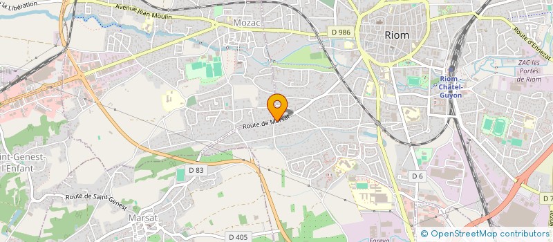 localisation de l'entreprise MONSIEUR PHILIPPE LESEUR  RIOM