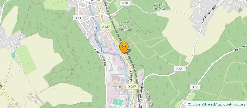 localisation de l'entreprise MONSIEUR PHILIPPE LESEUX-PERRET  LE HOULME