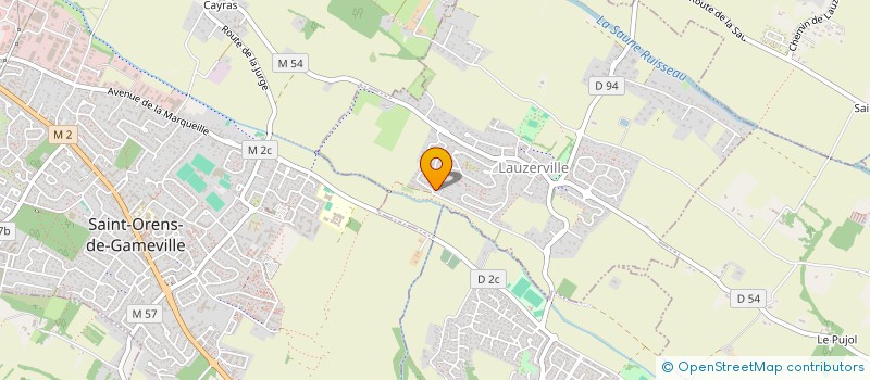 localisation de l'entreprise MONSIEUR PHILIPPE LESIGNE  LAUZERVILLE