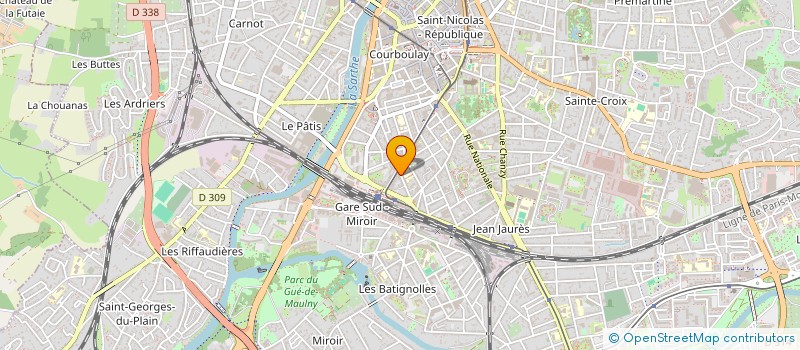 localisation de l'entreprise MONSIEUR PHILIPPE LESIOURD à LE MANS